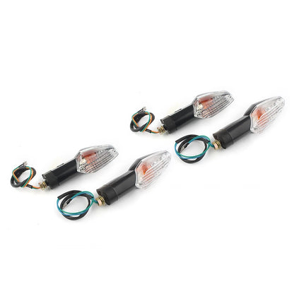 2Pair Indicators Front & Rear Turn Signal Light for Honda CBF125 2009-2016 Clear