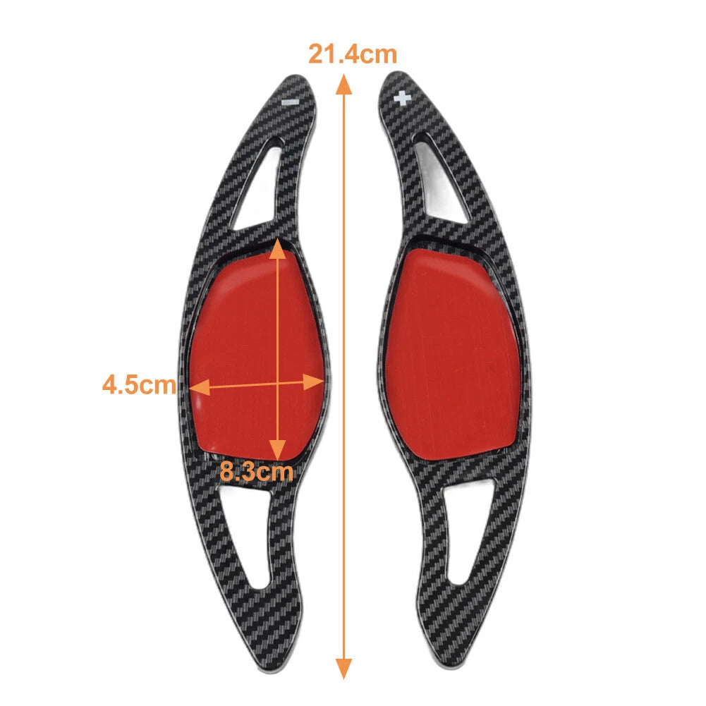 Steering Wheel Shift Paddle Shifter Extension ABS For Audi R8 RS3 RS5 TT RS Pair