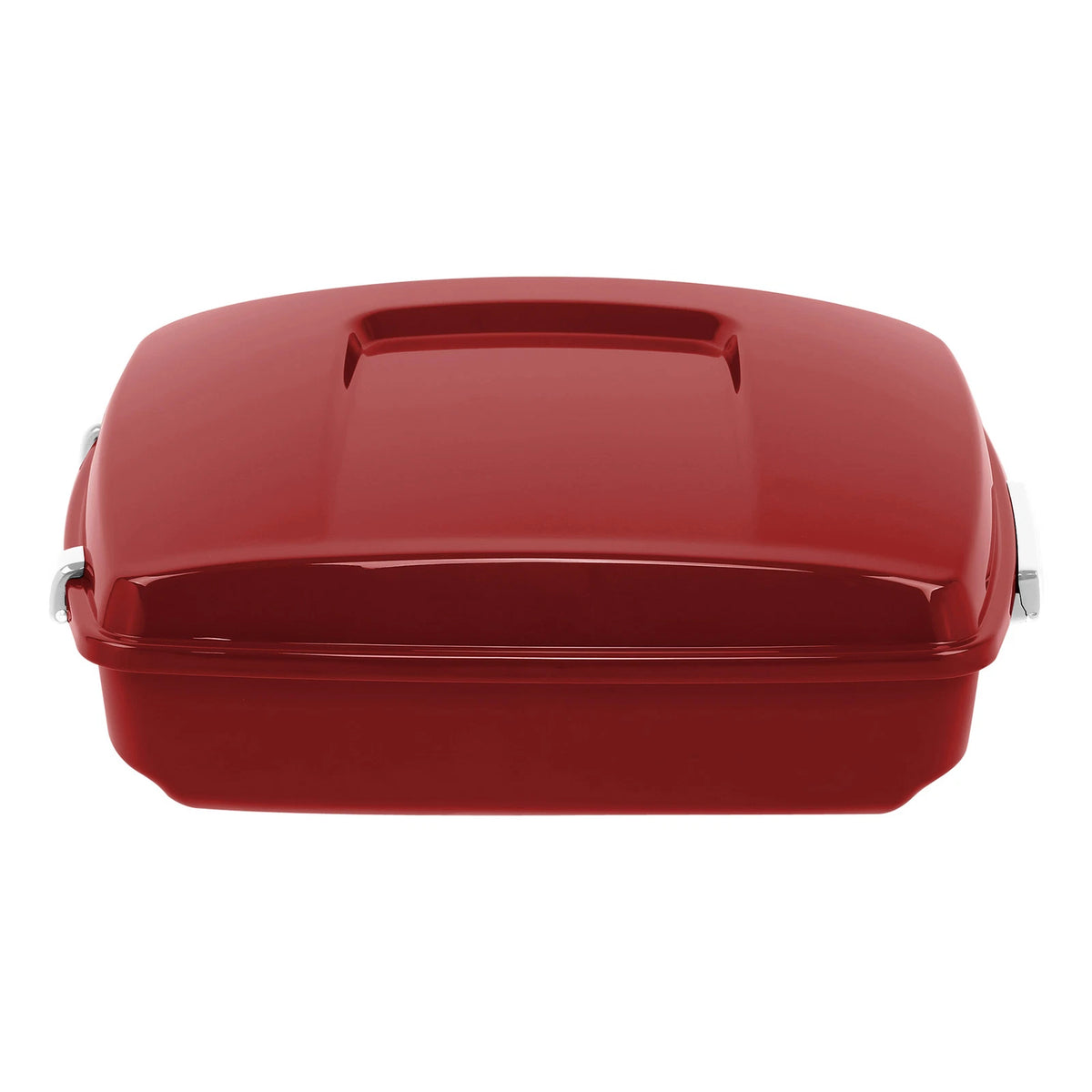 Chopped Trunk Pad Rack Fit For Harley Touring 14-25 Wicked Red Glossy