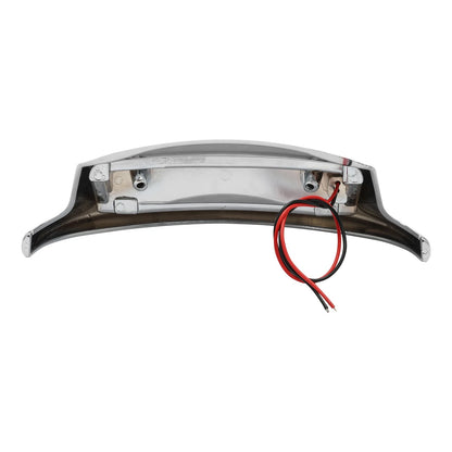 Chrome Rear Fender Tip Brake Light Smoke Lens Fit For Harley Electra Glide 10-16