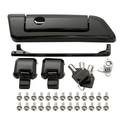 Black Trunk Lids Latches Fit For Harley Davidson Touring Electra Glide 2014-Up