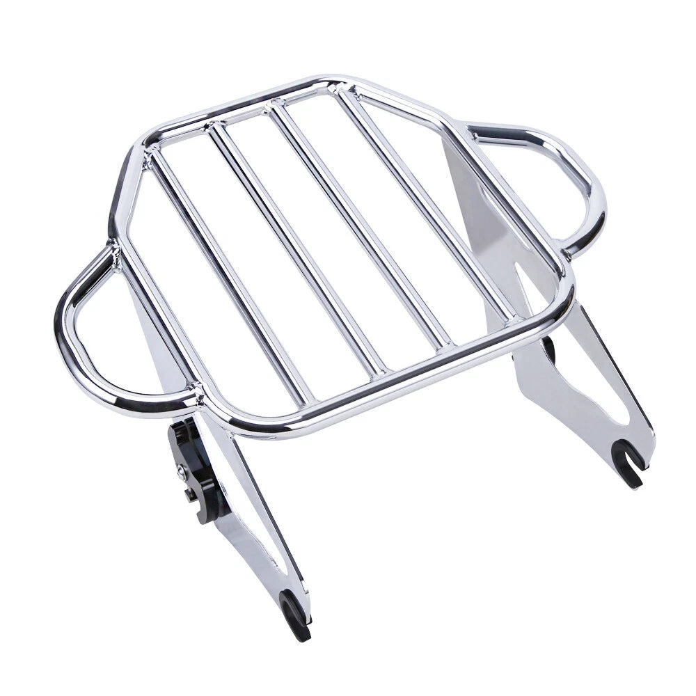 Detachable Two-Up Luggage Rack For Harley Touring Road King Street Glide 09-22