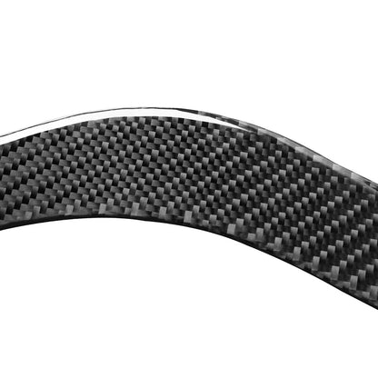Headlight Eyelids Eyebrow Cover Trim Fit TOYOTA Tundra 14-21 Carbon Fiber Black