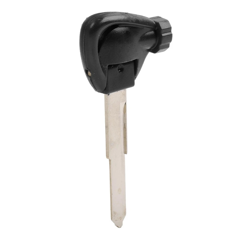 Left Ignition Key Blank Uncut Blade Black For Yamaha Motorbike Scooter