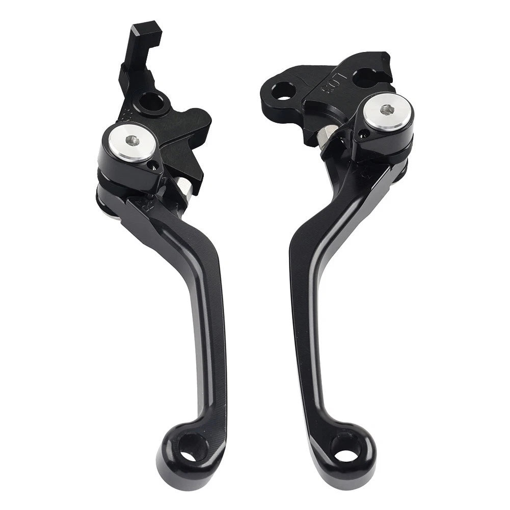 Pair Pivot Brake Clutch Levers For Kawasaki KLX 300SM KLX 250/S/SF KLX150L Black
