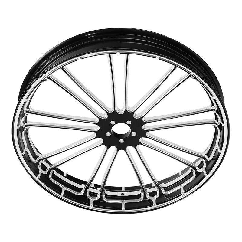 23"X3.5" Front Wheel Rim Dual Disc Hub Fit For Harley Road Glide King 08-25 ABS
