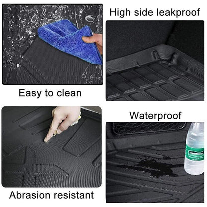 Black Car  Rear Boot Cargo Liner Trunk Floor Mat Tray For Honda CRV 2017-2022
