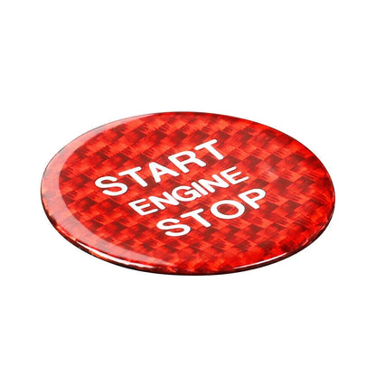 Engine Start Stop Button Cover For LEXUS IS250 350 2006-2013 Carbon Fiber Red