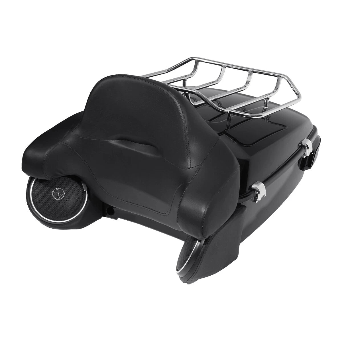 King Trunk Pad Light Rack Speakers Docking For Harley Electra Road Glide 2014-26