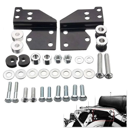 Tour Pack Pak Trunk Mount Rack Bracket + Docking Hardware Kit For Harley Touring