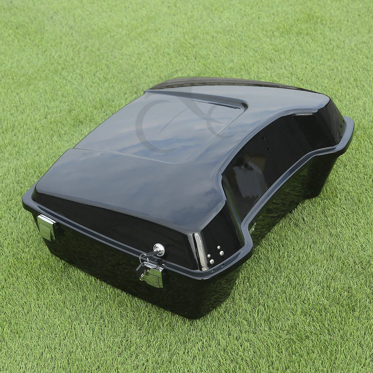 Chopped Pack Trunk Rack Fit For Harley Touring Street Road Glide 1997-2013