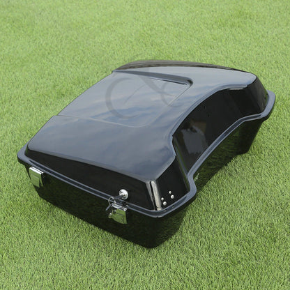 Chopped Pack Trunk Rack Fit For Harley Touring Street Road Glide 1997-2013