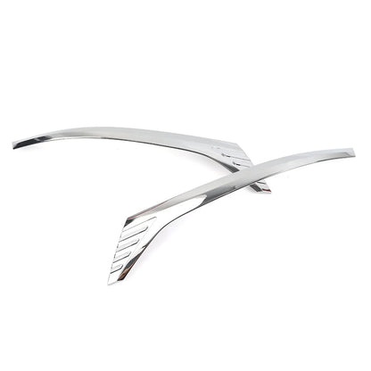 Headlight Lamp Light Trim ABS Chrome Fit for Toyota Voxy R80 2018 2019 2020 2pcs