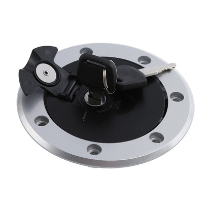 Aluminum Fuel Gas Tank Cap Cover Keys Fit For Kawasaki Ninja EX250/GPZ250/GPX250