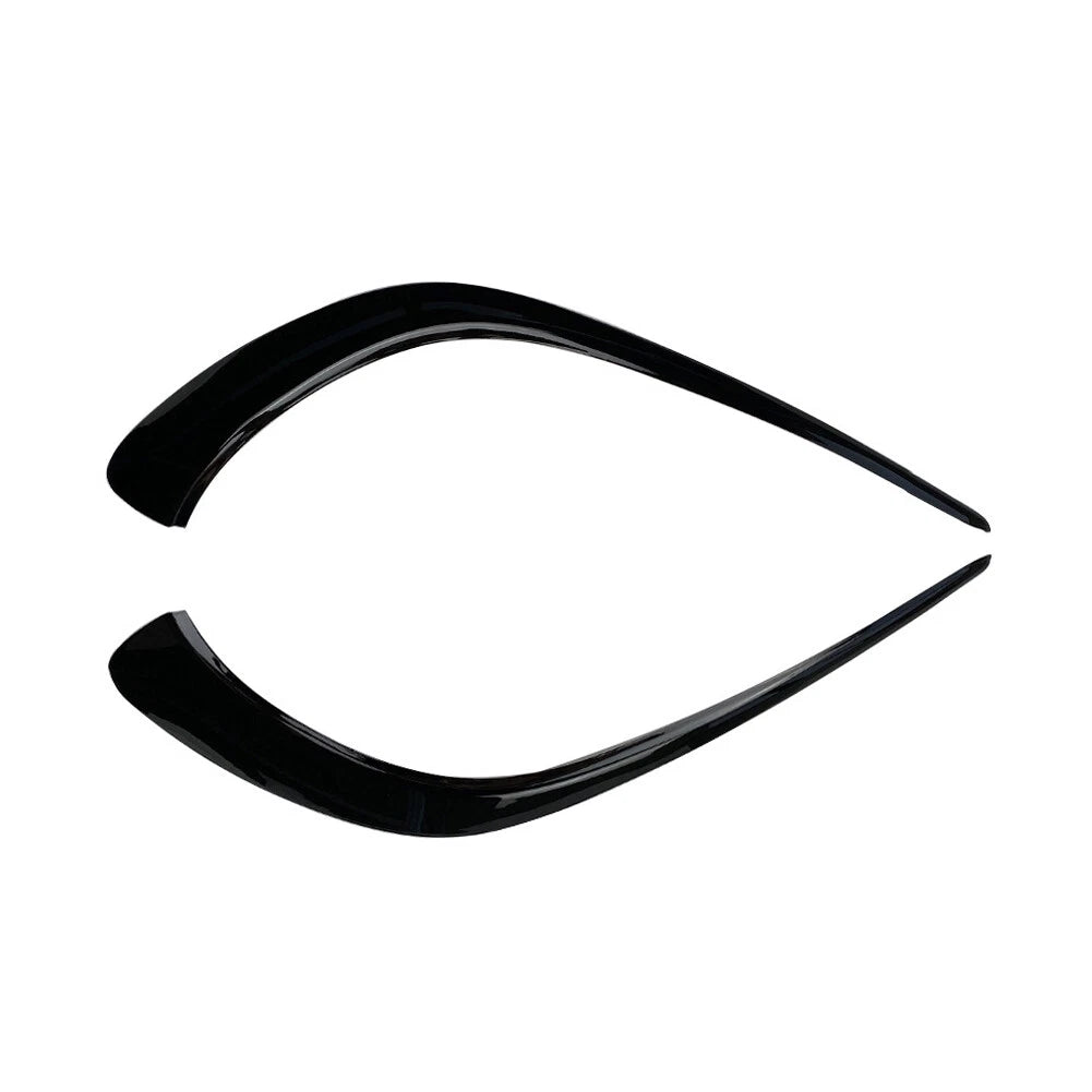For Mercedes Benz CLA C118 2020+ Front Bumper Lip Splitter Spoiler Glossy Black