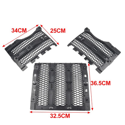 US Interior Mesh Front Grille Insert Cover For Jeep Wrangler JL JT2018-2024