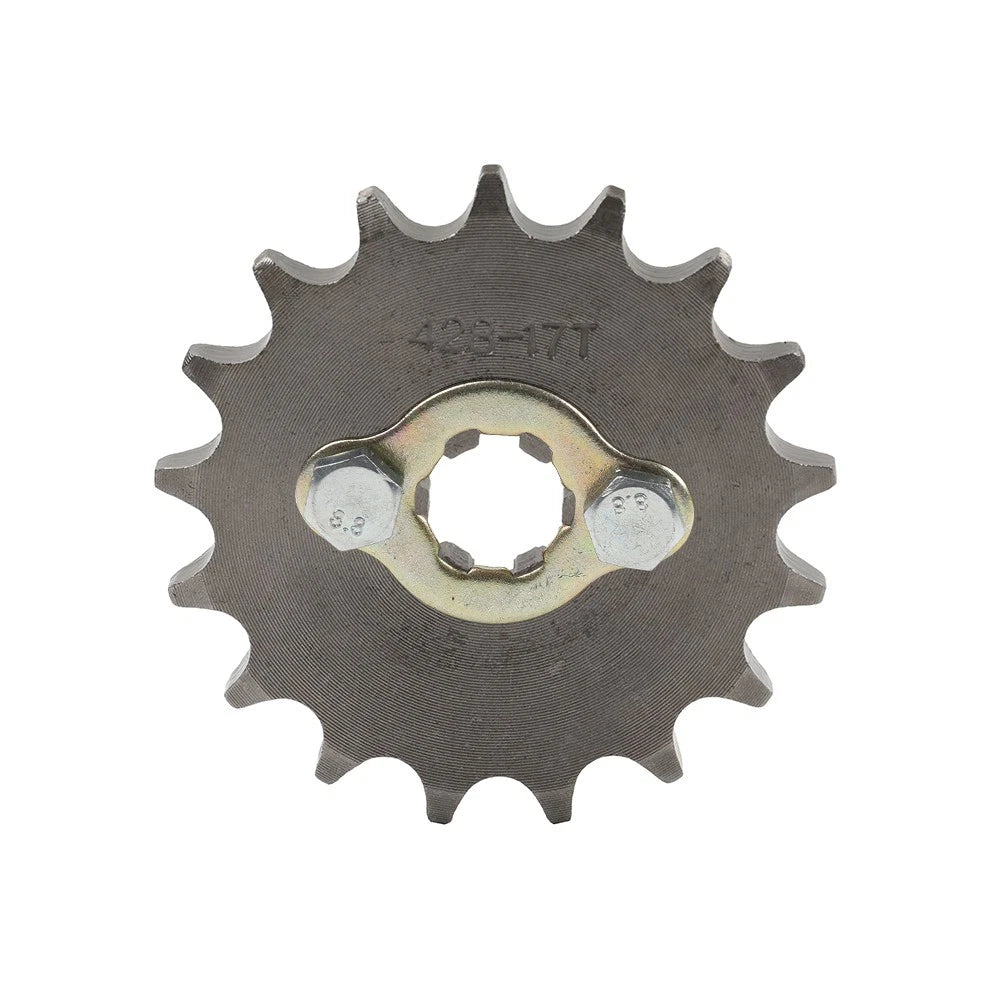 428 Chain 17mm 17T Front Sprocket For 110CC 125CC ATV Pit Dirt Quad Bike