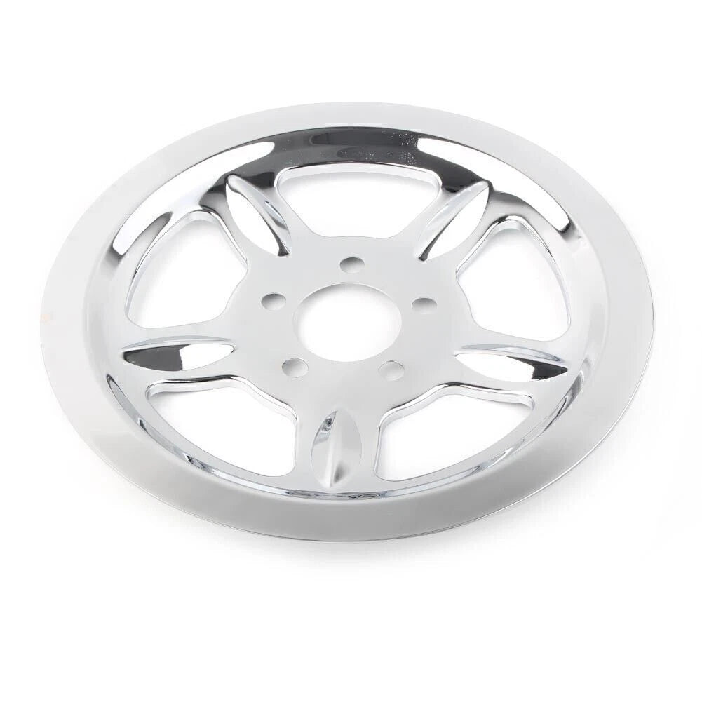 Rear Outer Pulley Insert Cover Aluminium For Harley Sportster XL883 1200 Chrome