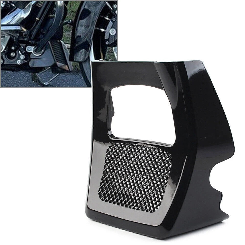 Fairing Front Spoilers Radiator Chin Cover Set For Harley Road Street Glide 17+