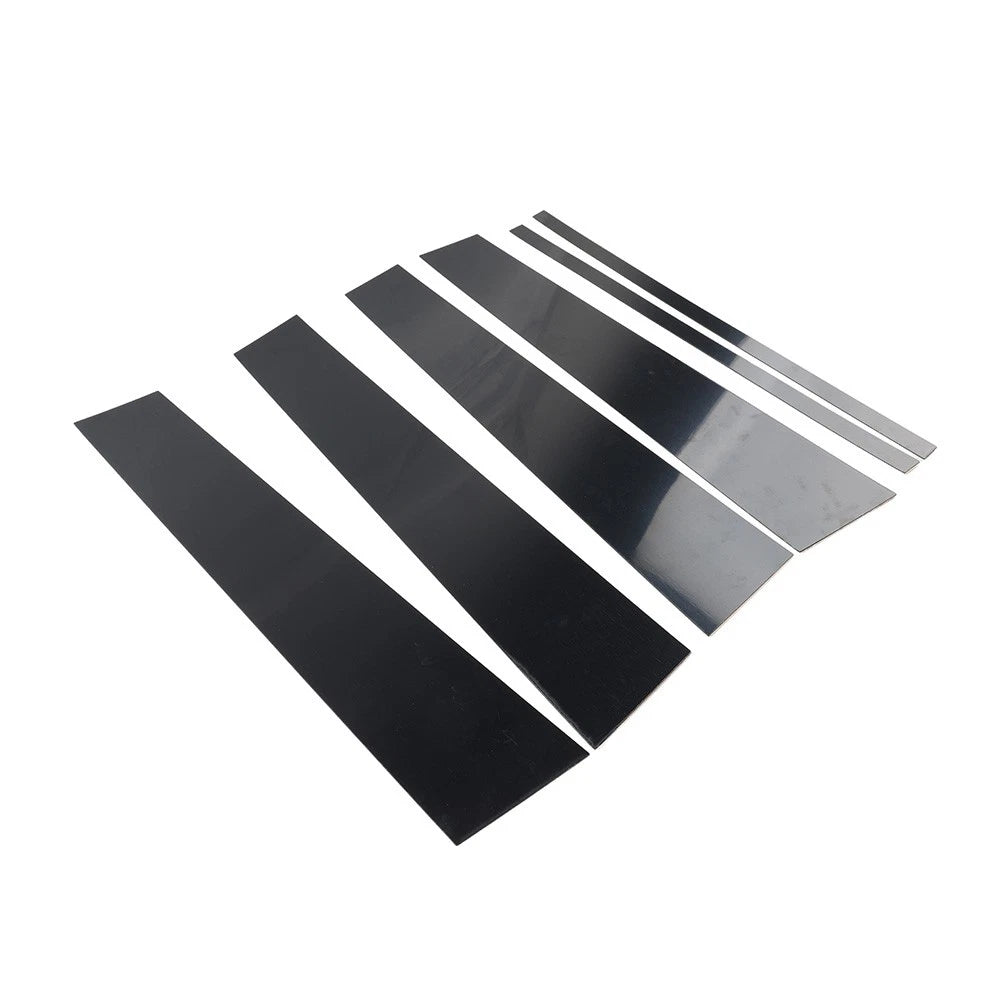 6PCS Pillar Post Door Window Cover Trim Kit Fit Honda Pilot Ridgeline 2009-2015