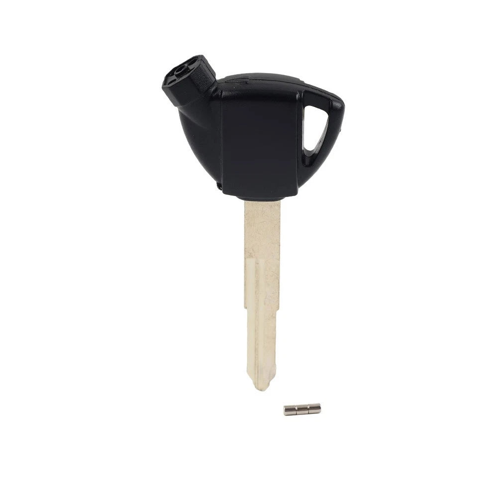 Magnetic Blank Key Uncut Blade Replacement Fit Suzuki AN250 AN400 AN650 Black