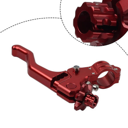 Stunt Clutch Lever Performance Cable Pull 7/8 1 Finger Universal Motorcycle Red