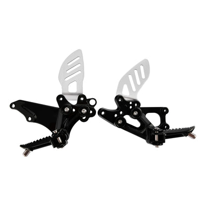 Front Driver Footrest Footpegs Bracket Fit For SUZUKI GSXR600 GSXR750 2006-2010