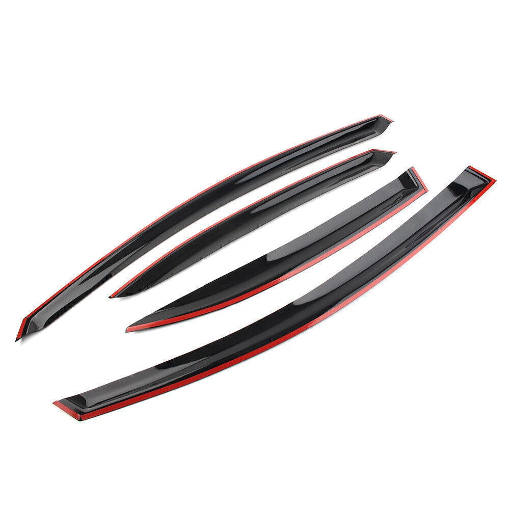 Sun Visor Window Rain Guards Vent Shade For 2006-11 Honda Civic Sedan Smoke US