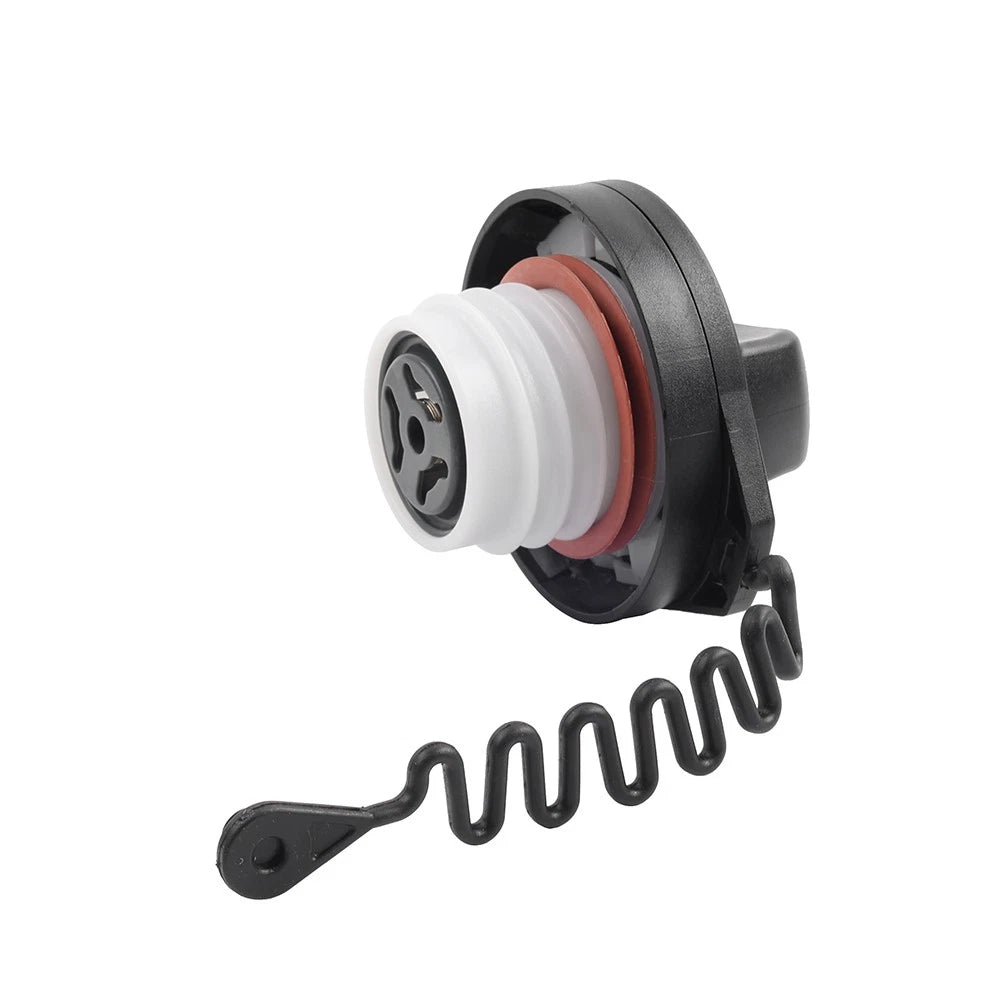 Petrol Fuel Tethered Gas Cap ABS For Land Rover Freelander 2 2008-2015 Black