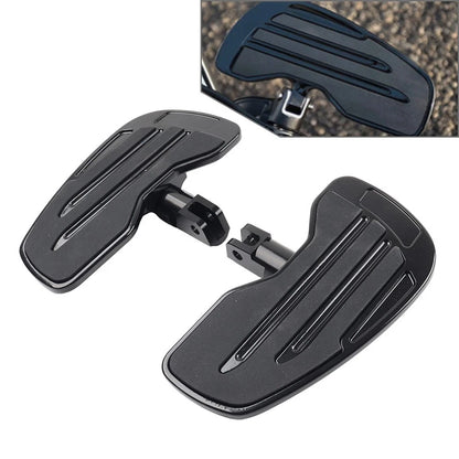 Front Rider Footboards Footpegs Pedals For Honda Gold Wing GL1800 2001-24 Black