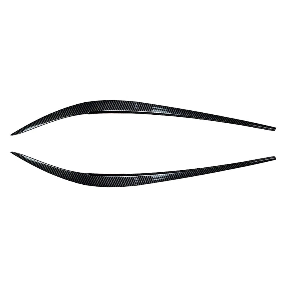 1 Pair ABS Plastic Headlight Eyebrow Eyelid Cover For BMW 3 Series G20 2019-2021