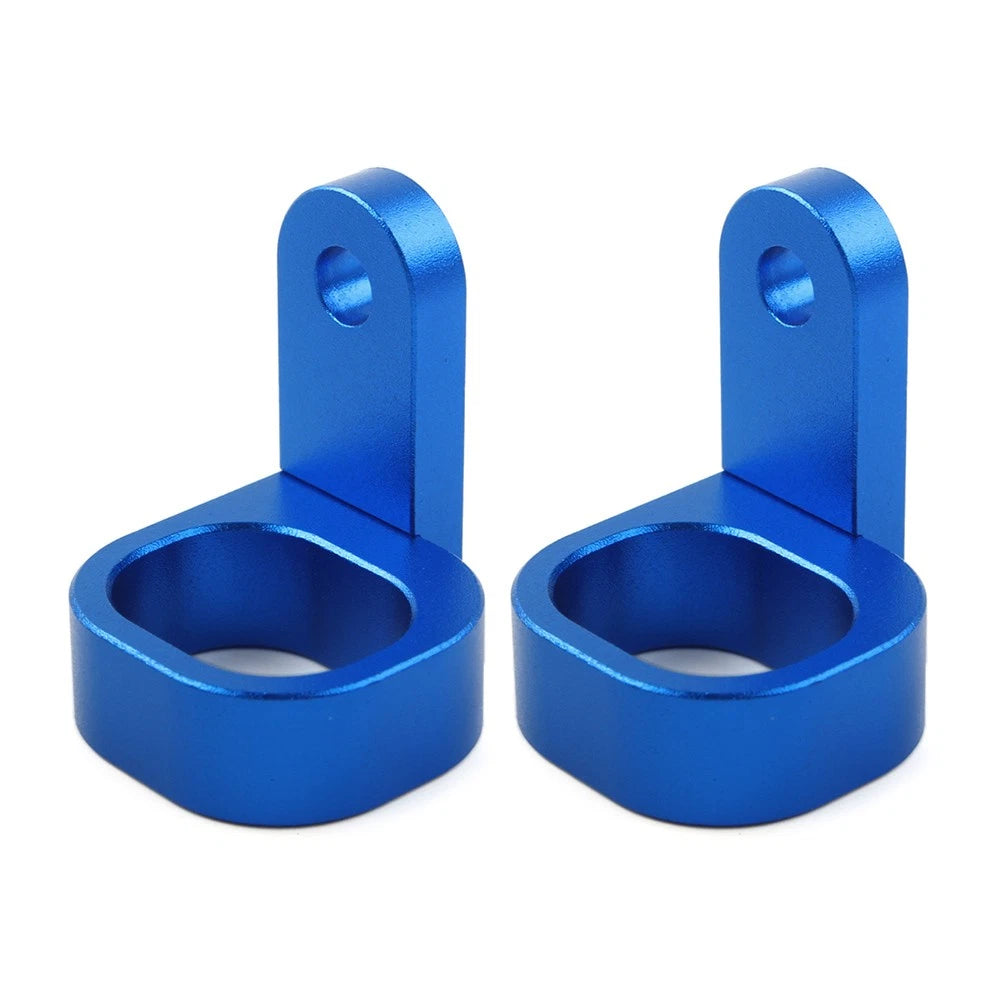 1 Pair Rear Brake Line Hose Clamp Aluminum For Suzuki DRZ400SM 2005-2022 Blue