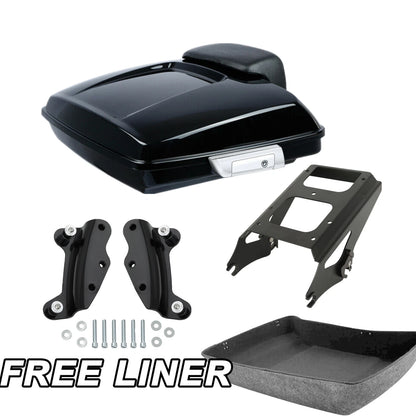 5.5" Razor Trunk Pad Mount Rack Docking Kit Fit For Harley Road Glide King 09-13