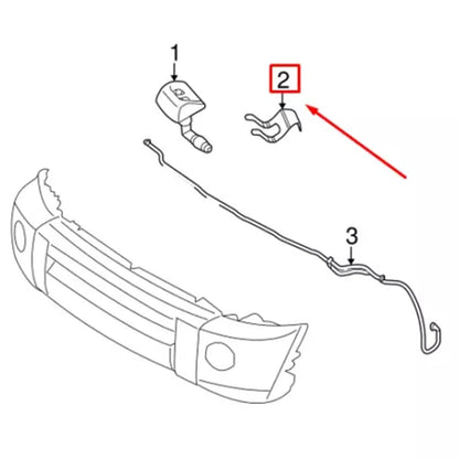 Front Headlight Washer Jet Nozzle Clip Fit Range Rover Freelander 2 Discovery 3