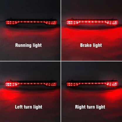 King Trunk Pad LED Tail Light Fit For Harley Touring Road Glide King 2014-2026