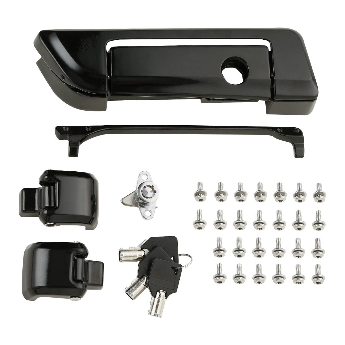 Black Trunk Lids Latches Fit For Harley Davidson Touring Electra Glide 2014-Up