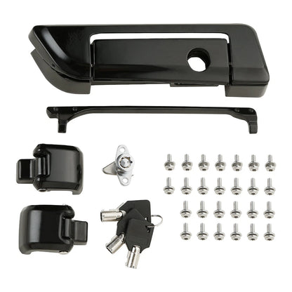Black Trunk Lids Latches Fit For Harley Davidson Touring Electra Glide 2014-Up
