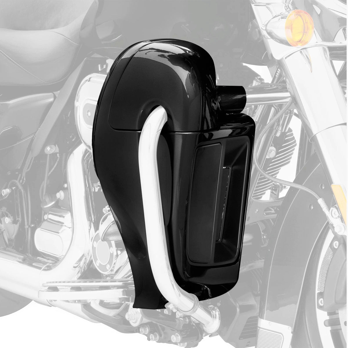 Lower Vented Fairing 6.5" Speakers Box Pod For Harley Electra Street Glide 14-24