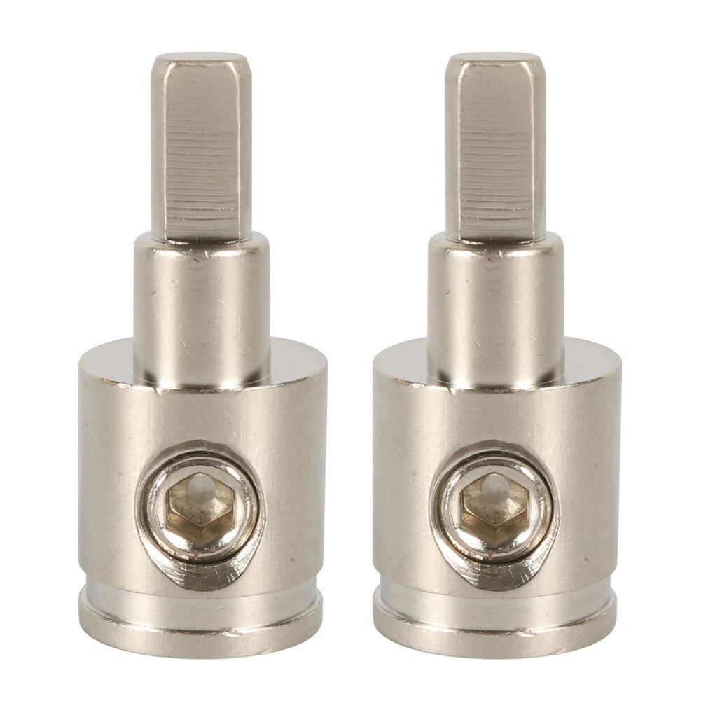 2x 0 Gauge To 4 Gauge Audio Amp Input Reducer Adapter Terminal Block for Car US
