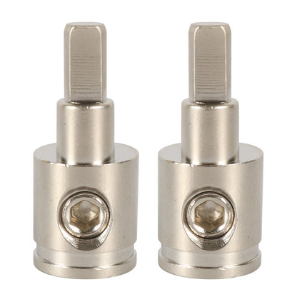 2x 0 Gauge To 4 Gauge Audio Amp Input Reducer Adapter Terminal Block for Car US