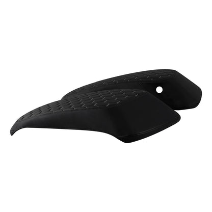 Black White Hard Saddlebags Lids Covers For Harley Electra Street Glide 14-23 22