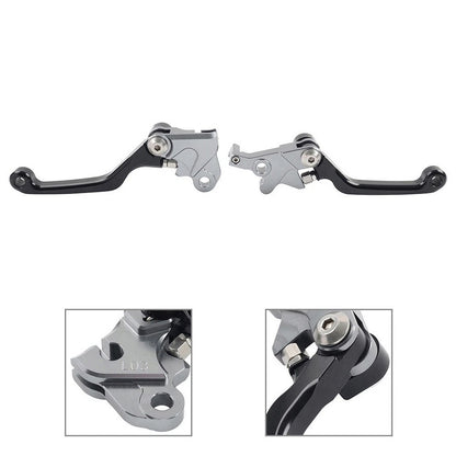 Pair Pivot Brake Clutch Lever For YAMAHA WR 250F WR 450F 01-16 WR250F WR450F Blk