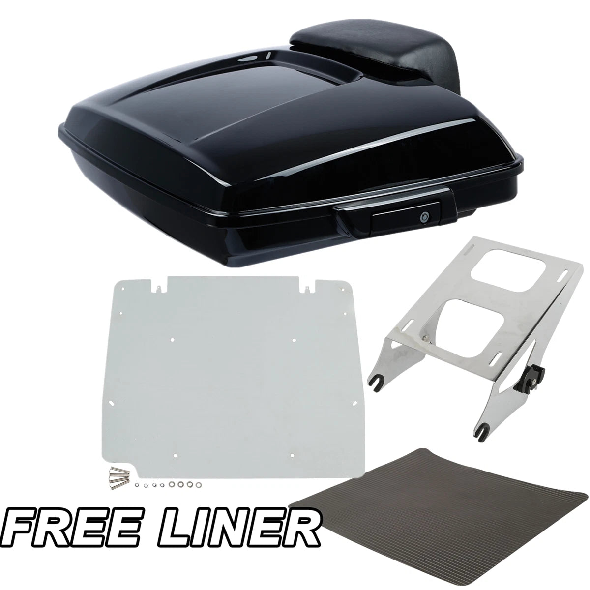Razor Trunk Pad Mount Rack Plate Fit For Harley Electra Road Glide King 2014-Up