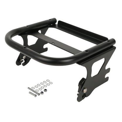 King Trunk Pad Mount Rack Fit For Harley Touring Electra Glide 1997-2008 Black