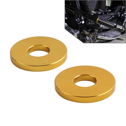 2x Engine Saddlebag Crash Bar Decorative Spacer For Harley Softail Road King Gol