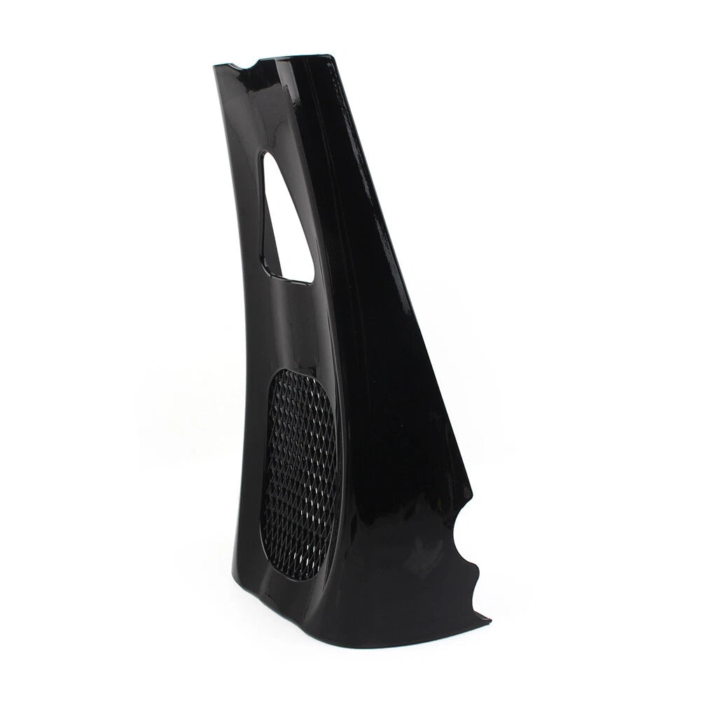 Stretched Chin Spoiler Scoop For M8 Harley Touring Road  2017+ Glossy Black USA