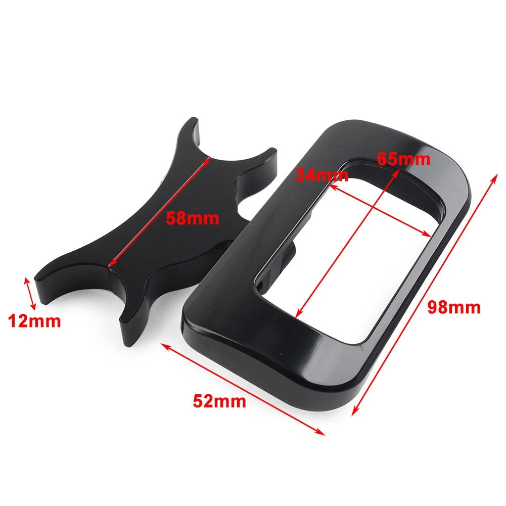 1-1/4" Handlebar Risers Gauge Mount For Harley Softail Street Bob FXBB 18-20 US