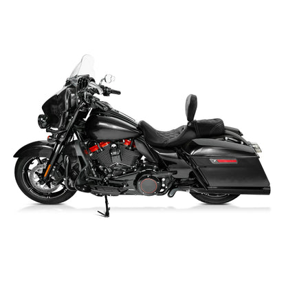 Driver & Passenger Seats Rider Backrest Fit For Harley Street Road Glide 2009-23