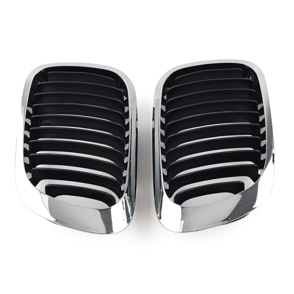 Front Bumper Kidney Grille For BMW 3 Series E46 2-Door Coupe Cabriolet 1999-2002