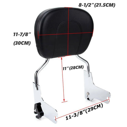 Backrest Sissy Bar For Harley Touring Road King Street Electra Glide 1997-2008